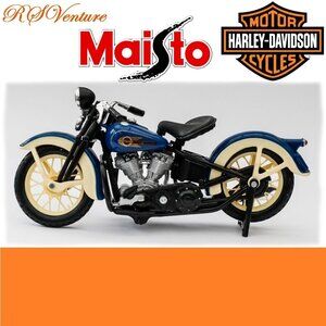 Vintage Maisto 1936 Harley Davidson EL Knucklehead Motorcycle